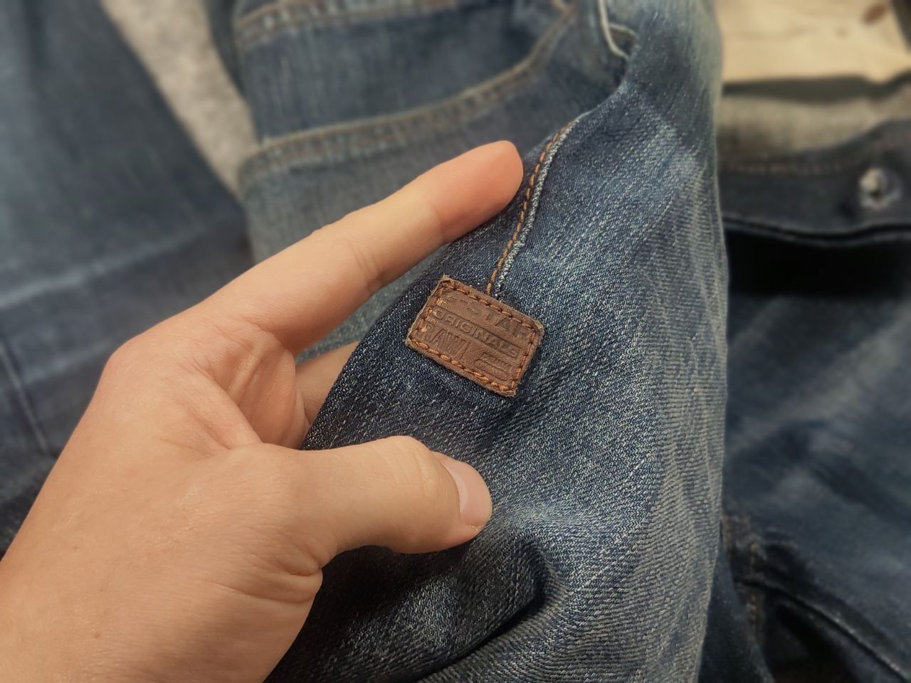G-Star G Star Raw lanc 3d tapered Faded Denim Jeans Vintage LGB Size US 34 / EU 50 - 15 Thumbnail
