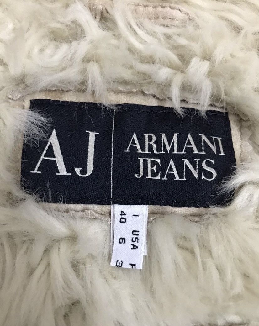 Armani Armani Jeans Suede Leather jacket Faux Fur Collar Size US S / EU 44-46 / 1 - 5 Thumbnail