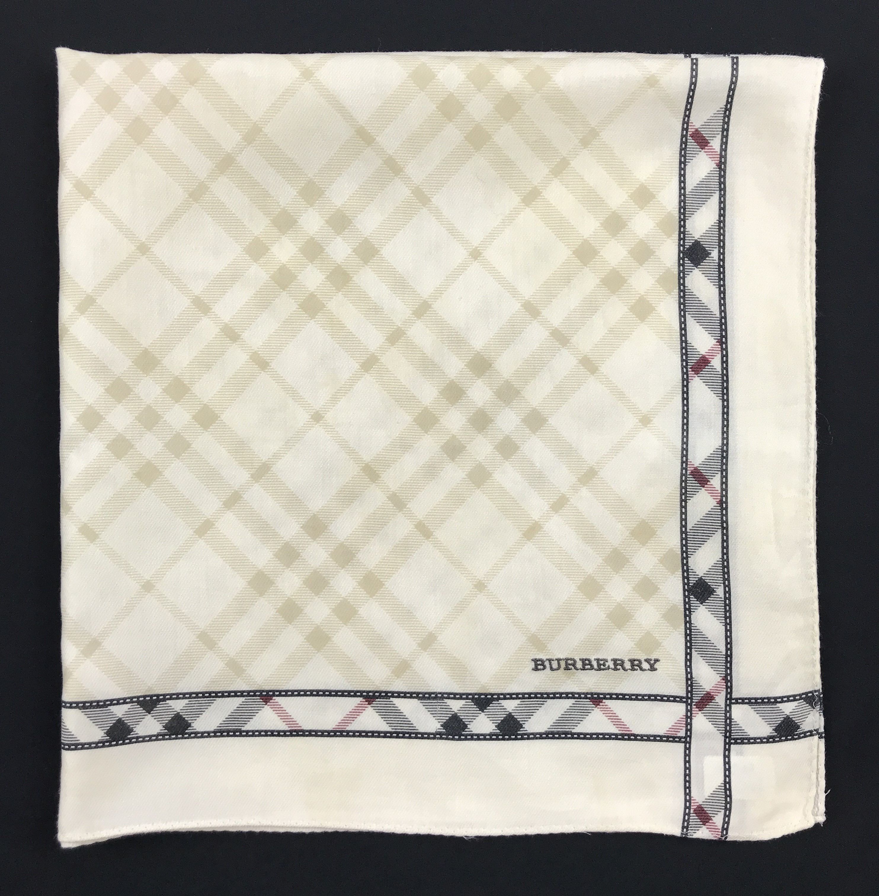 Burberry × Vintage Vintage Burberry Bandana Neckerchief Handkerchief Size ONE SIZE - 2 Thumbnail