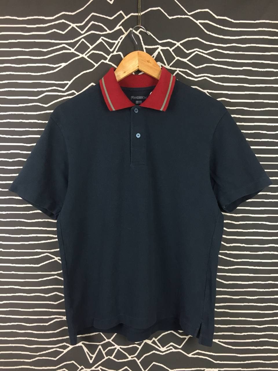 JW Anderson × Uniqlo J.W.Anderson x Uniqlo Contrast Collar Casual Polo Tee Size US S / EU 44-46 / 1 - 1 Thumbnail