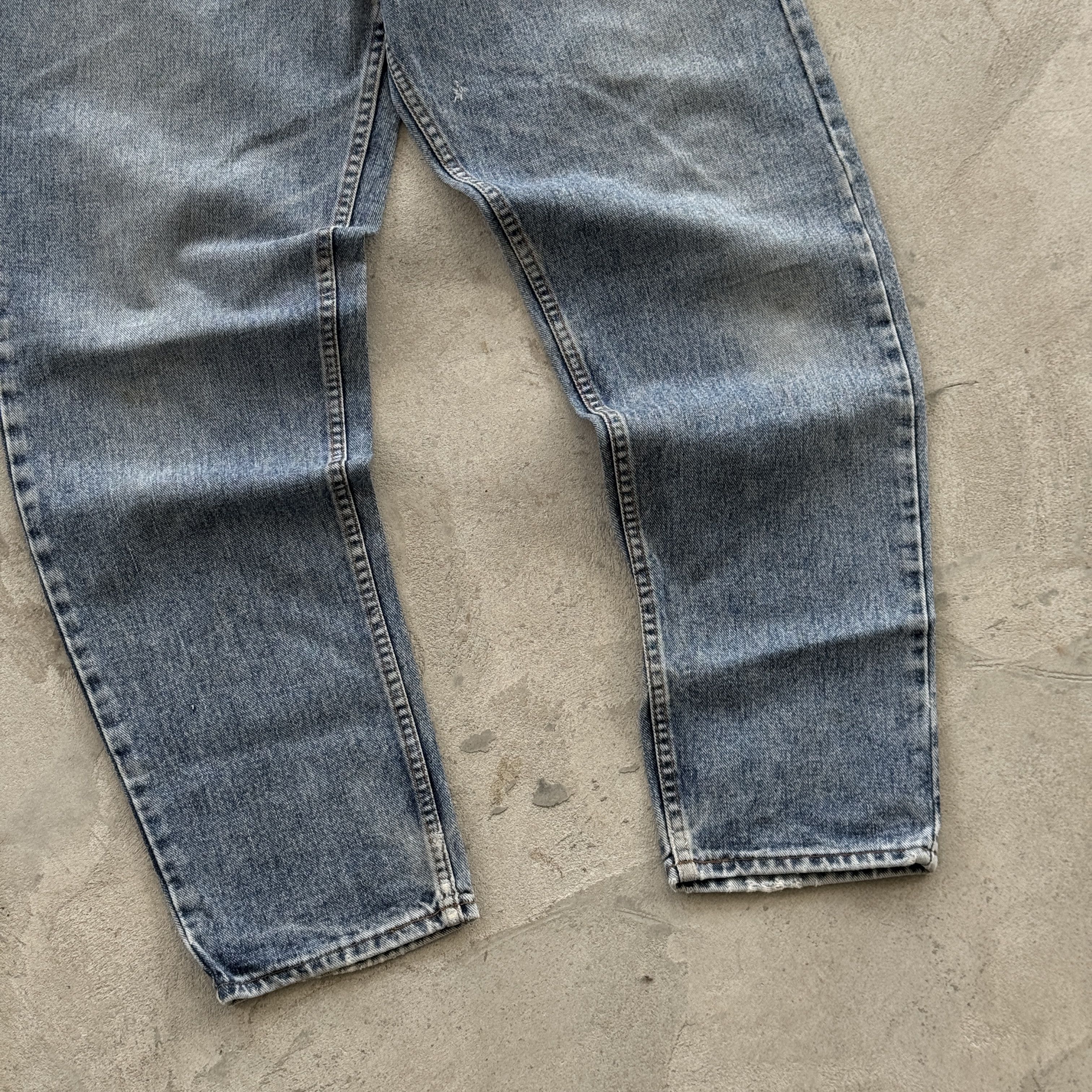 Levi's Vintage 90s Levi's 550 Baggy Washed Blue Jeans Size US 36 / EU 52 - 7 Thumbnail