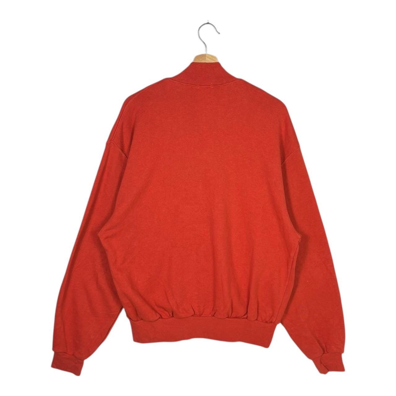 Paul Smith Vintage PS Paul Smith Orange Bomber Sweatshirt Jacket Size F Size US L / EU 52-54 / 3 - 2 Thumbnail