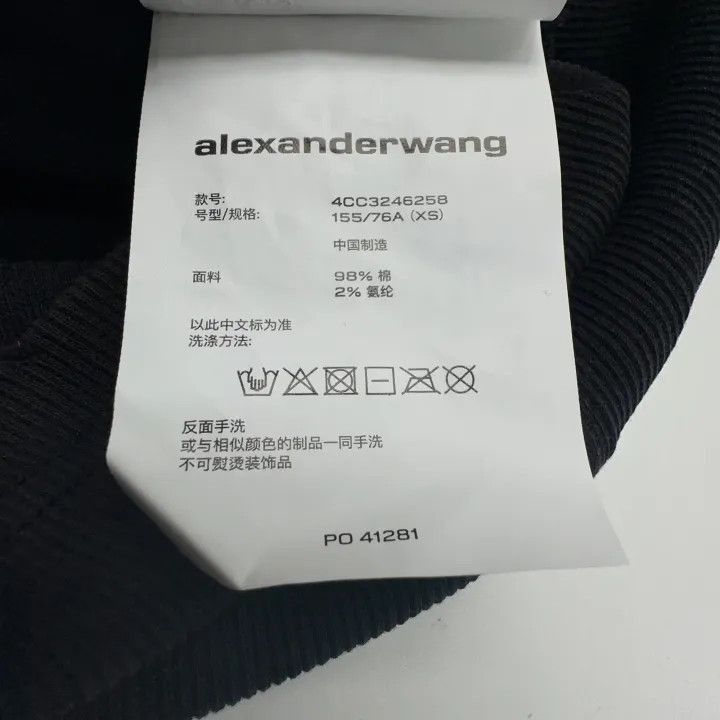 Alexander Wang Alexander Wang Black Sleeveless Dress with Logo - Size XS / US 0-2 / IT 36-38 - 4 Thumbnail