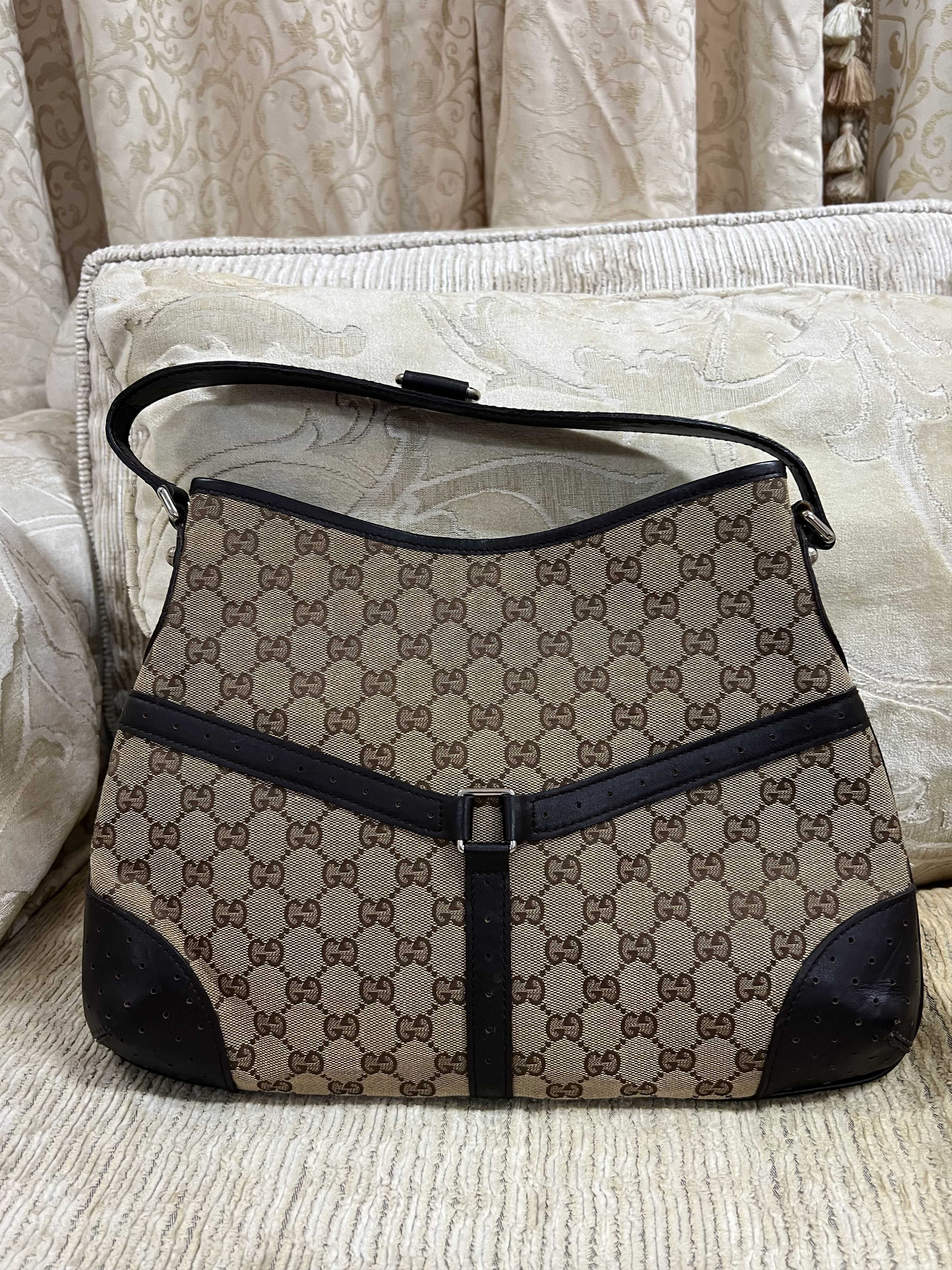 Gucci Gucci GG Logo Sherry Hobo Bag Size ONE SIZE - 8 Thumbnail