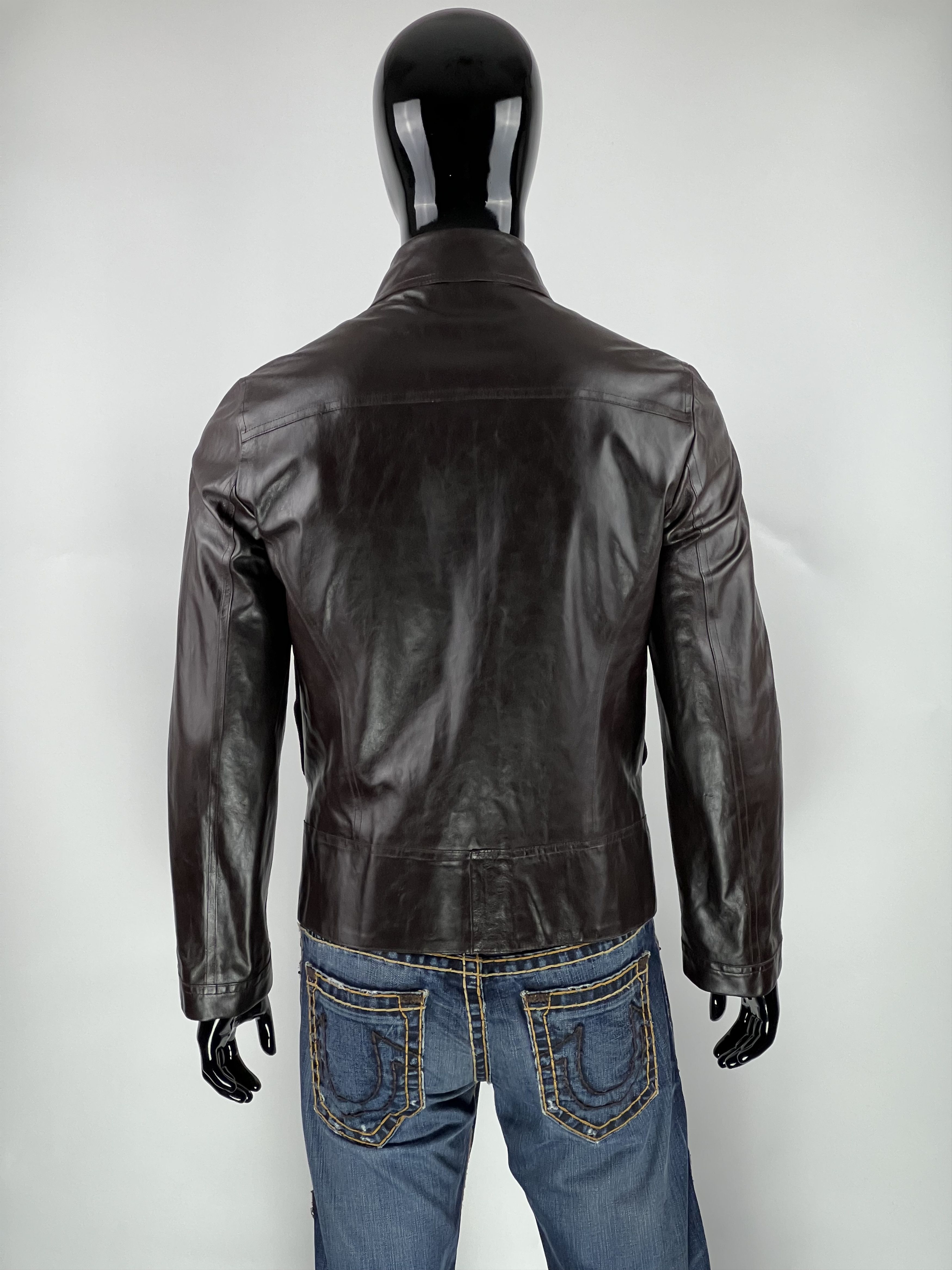 Costume National Costume National Homme CNC Leather Blazer Jacket Size IT48 Size US S / EU 44-46 / 1 - 3 Thumbnail