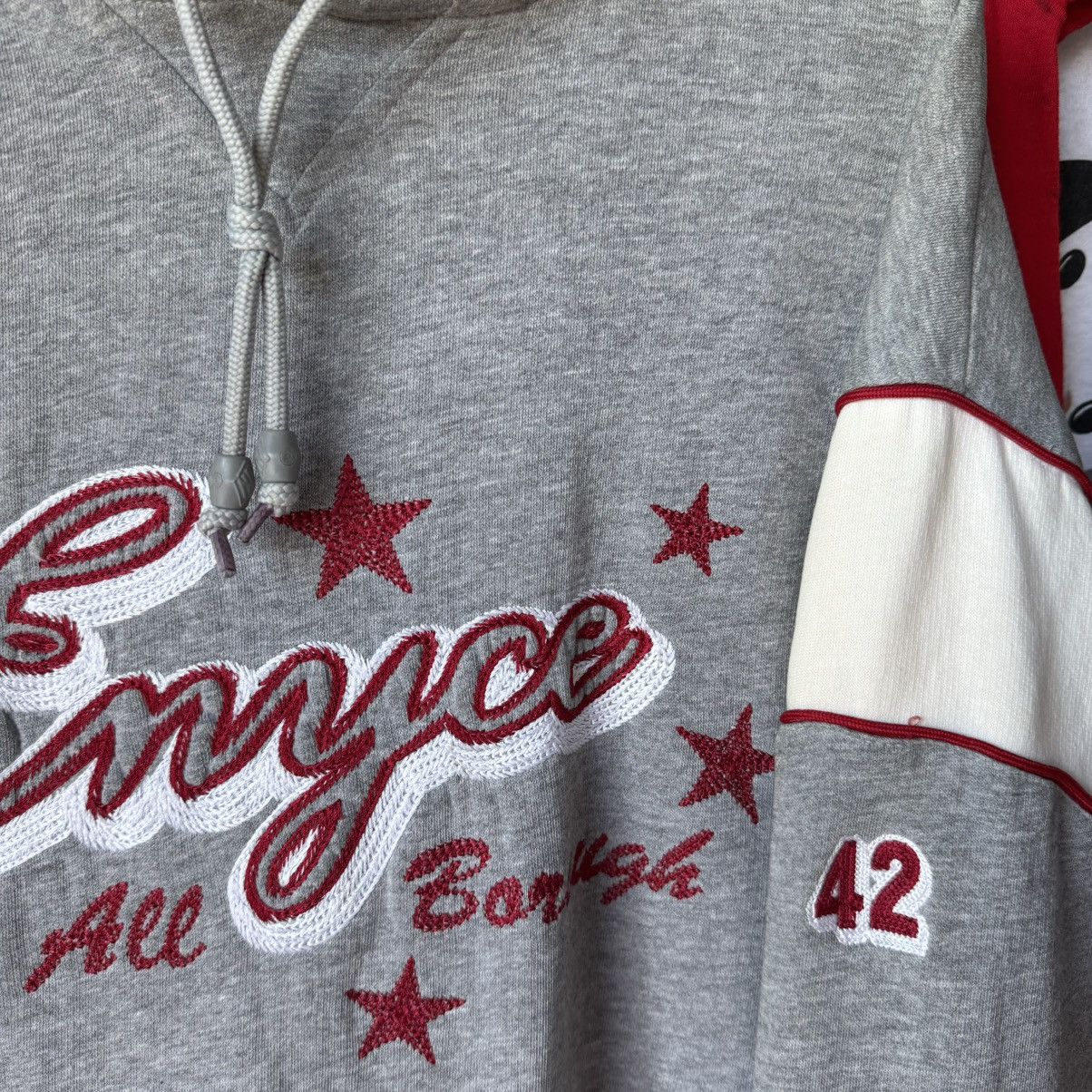ENYCE Baggy Y2K Oversized Varsity Hoodie Skater Hiphop