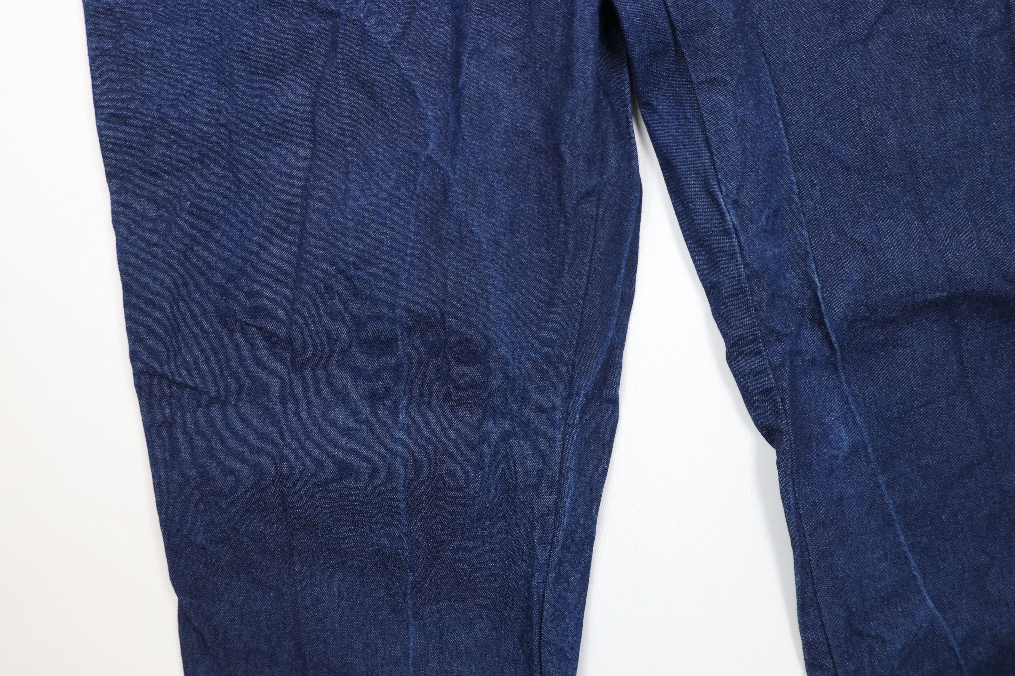 Dickies × Vintage Vintage Y2K Dickies Spell Out Wide Leg Dungaree Denim Jeans Size US 38 / EU 54 - 7 Thumbnail