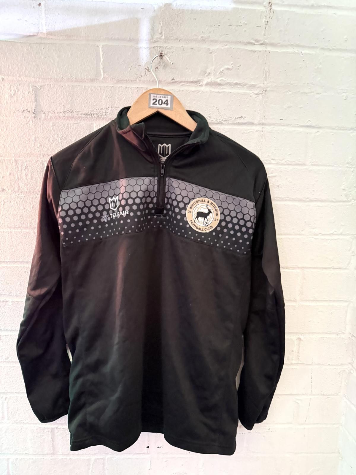 Telfar Telfair Keep Attacking Men's Black Quarter Zip Activewear Size US S / EU 44-46 / 1 - 1 Thumbnail