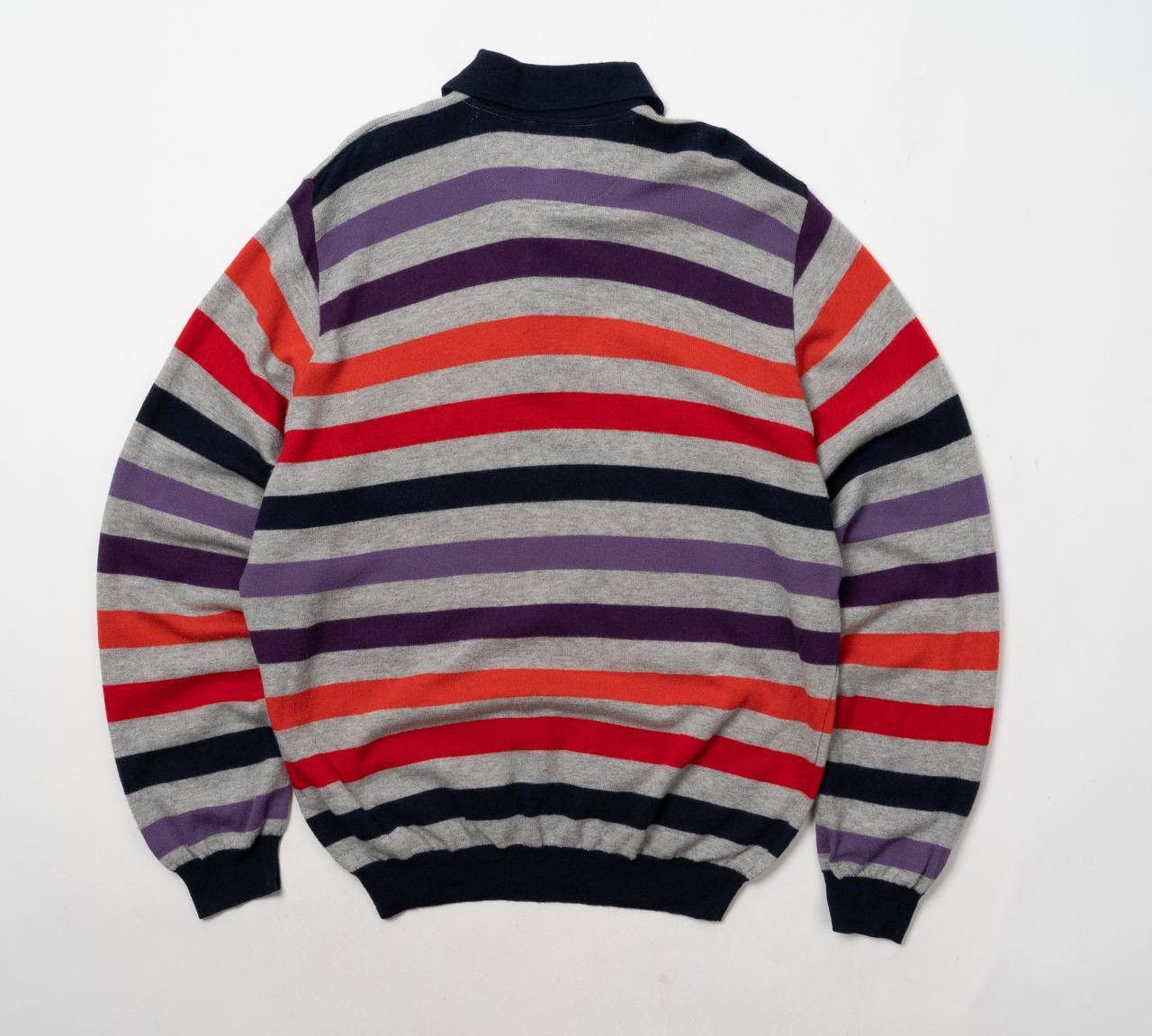 Paul & Shark 🔵PAUL & SHARK Yachting Striped Wool Jumper Sweater Polo Size US XL / EU 56 / 4 - 13 Thumbnail