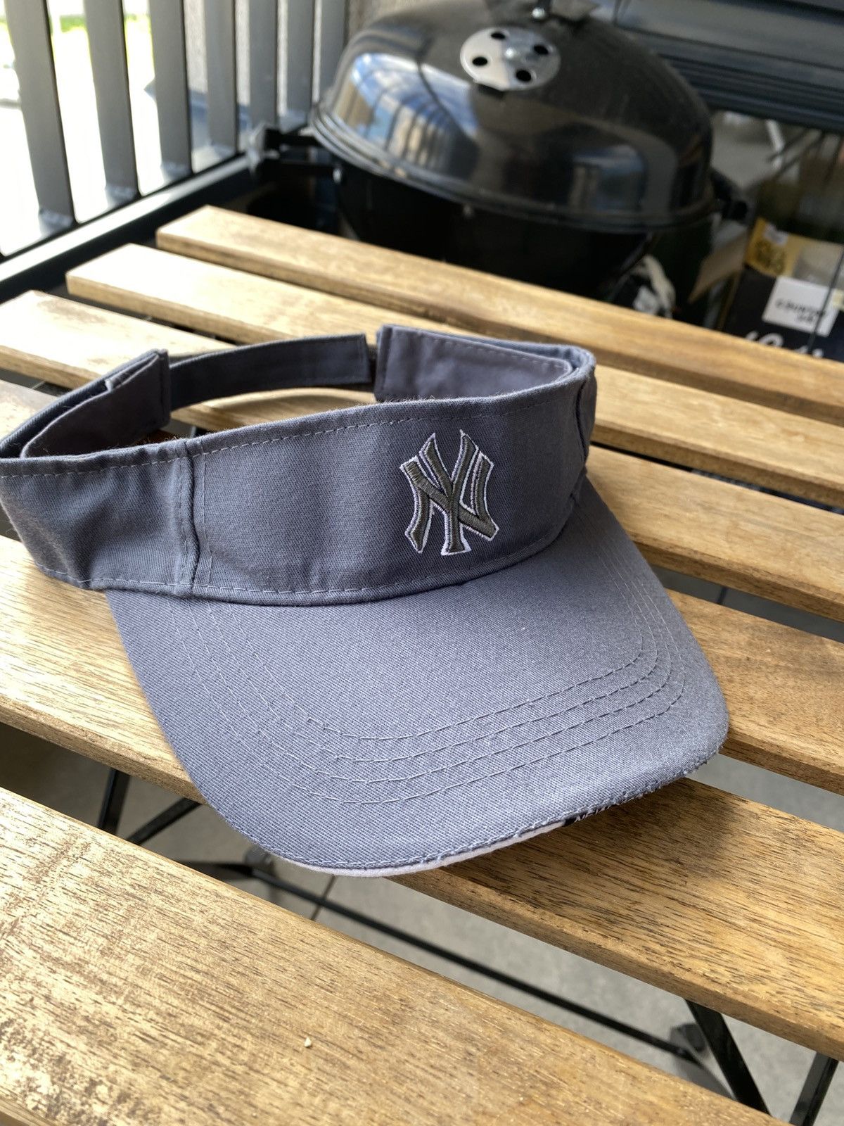 New York Yankees New York Yankees Tennis Cap Gray Size ONE SIZE - 2 Thumbnail