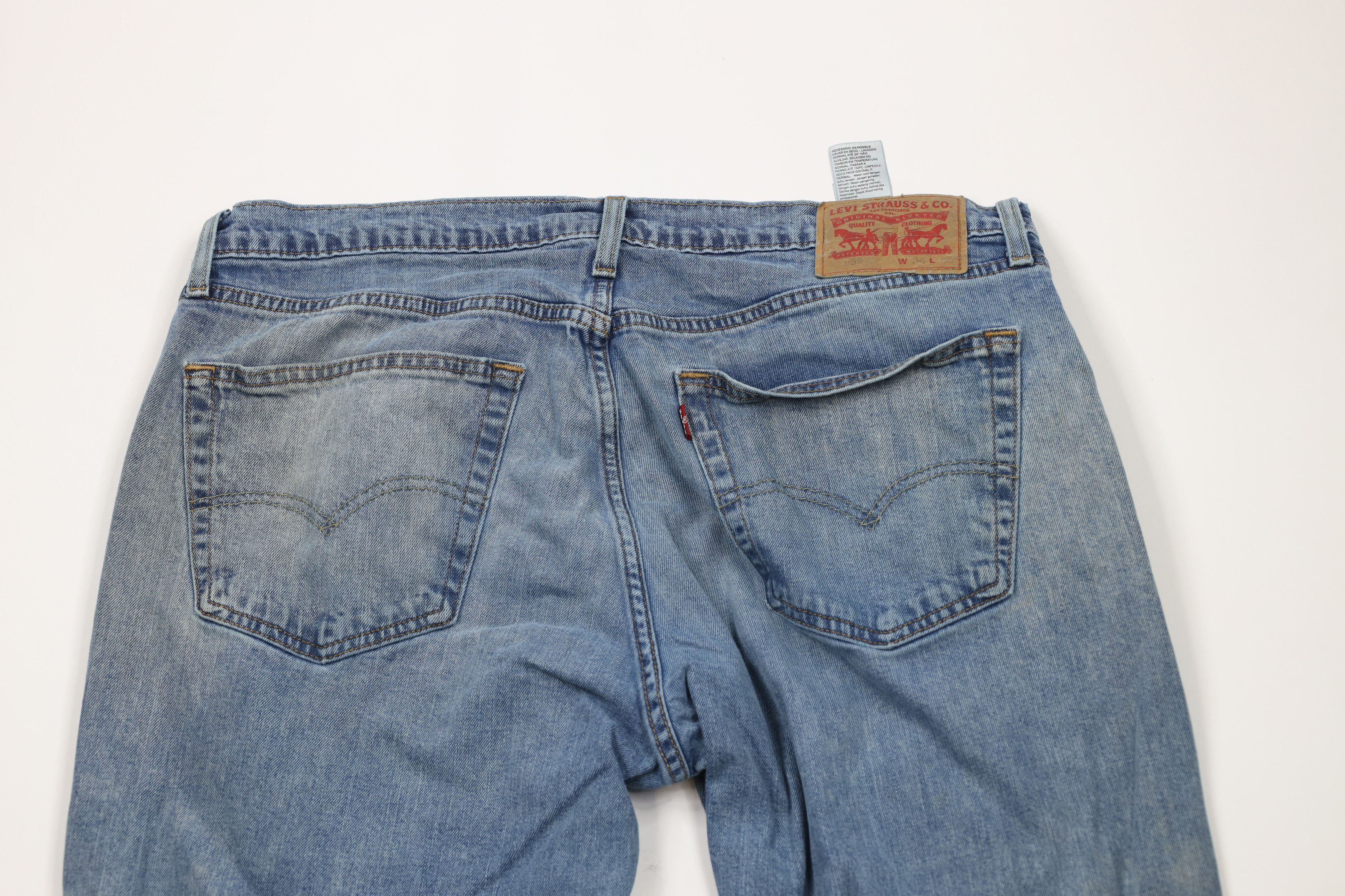 Levi's × Vintage Vintage Y2K Levis 559 Relaxed Fit Straight Leg Denim Jeans Size US 36 / EU 52 - 12 Thumbnail