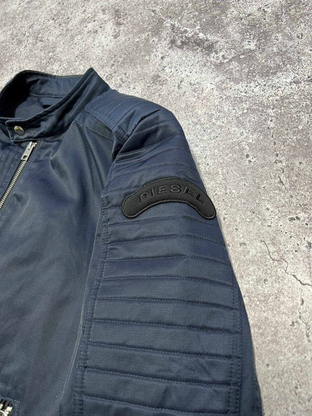 Diesel Vintage Y2K Diesel Biker Jacket Streetwear 90s Style Size US L / EU 52-54 / 3 - 12 Thumbnail