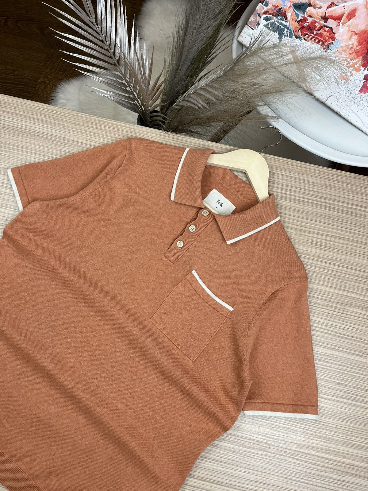 Designer × Folk Rare Folk towel designer polo shirt tee Size US M / EU 48-50 / 2 - 2 Thumbnail