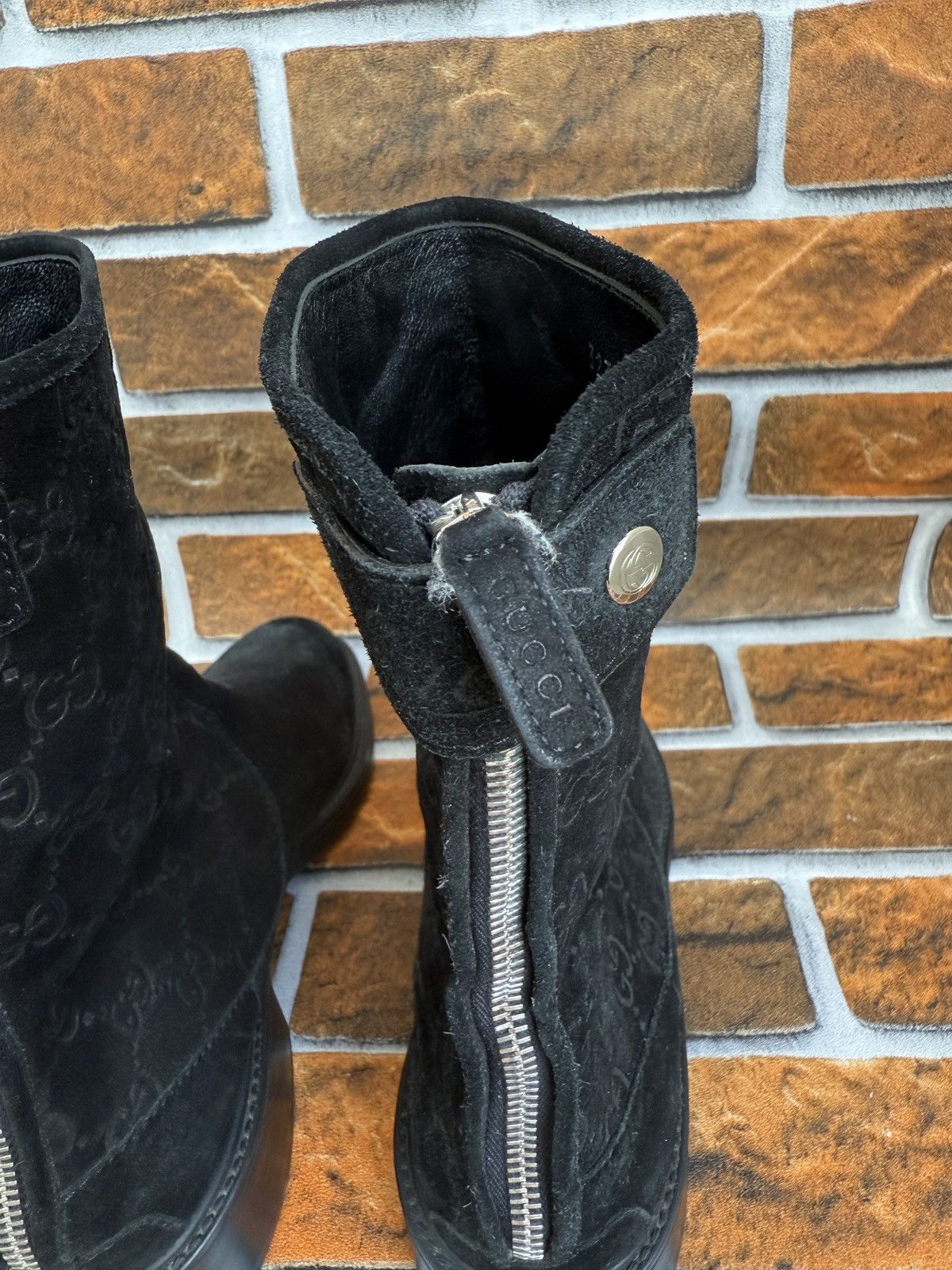 Gucci Suede Gg biker boots Size US 9 / IT 39 - 14 Thumbnail
