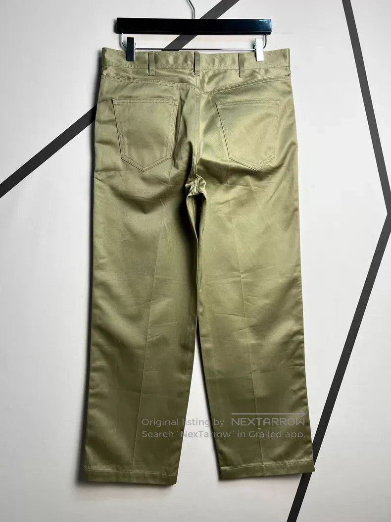 Celine CELINE Khaki Straight-Leg Casual Pants i Size US 32 / EU 48 - 2 Thumbnail