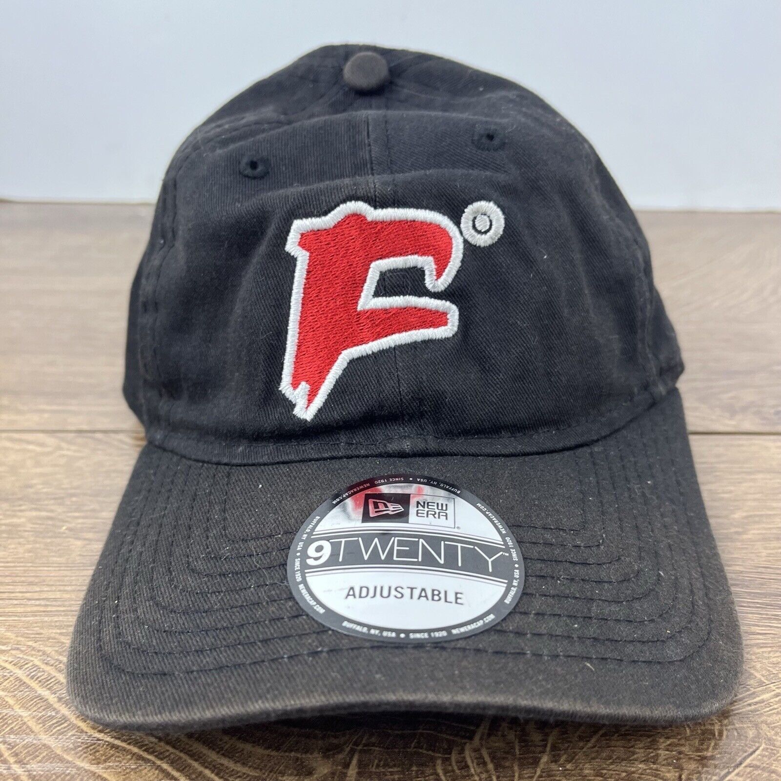 New Era F MiLB Baseball Hat New Era 9TWENTY Hat Black Adjustable Hat Size ONE SIZE - 4 Thumbnail