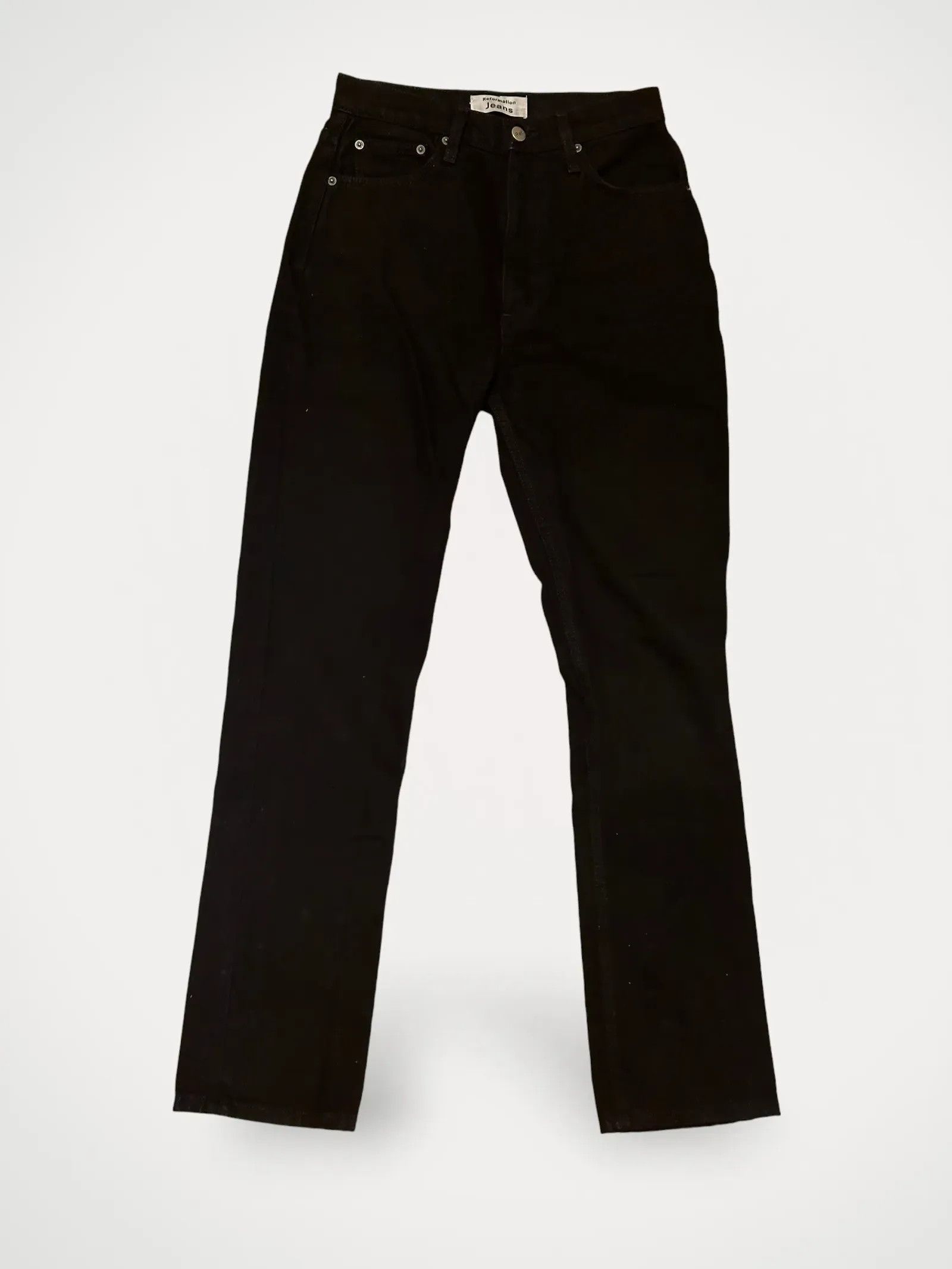 Reformation Reformation Stevie Ultra High Rise Jean Jeans Size 27" / US 4 / IT 40 - 1 Thumbnail