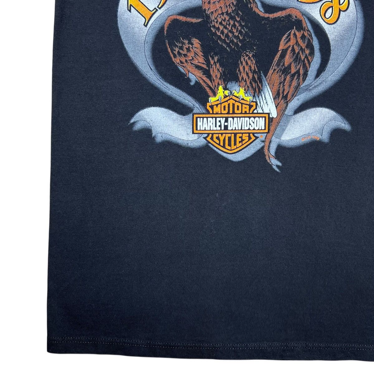 Harley Davidson Vtg 1998 Harley Davidson Sturgis Black Hills Rally Eagle Tee Size US S / EU 44-46 / 1 - 10 Thumbnail