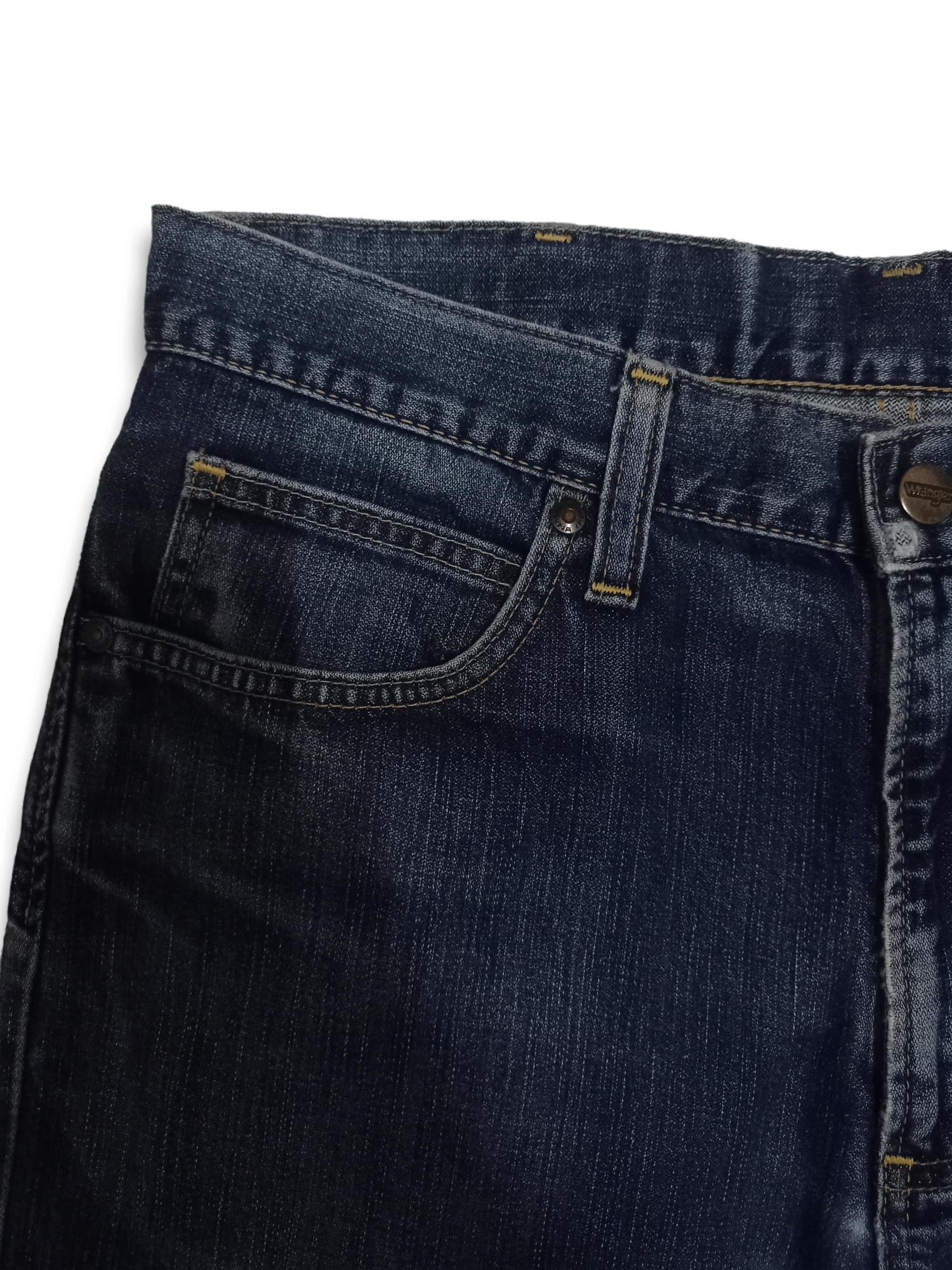 Wrangler Vintage Wrangler Blue Wash Distressed Baggy Jeans 32x28 Size US 32 / EU 48 - 4 Thumbnail