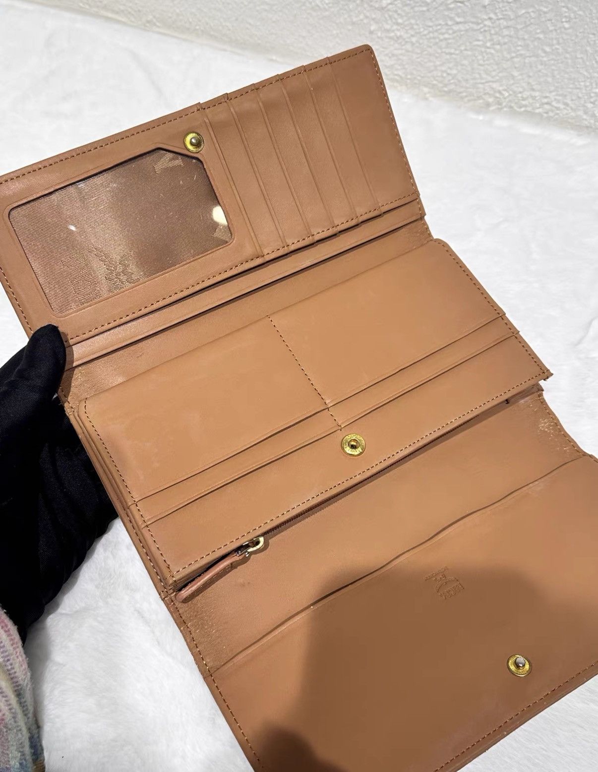 MCM MCM cognac trifold wallet J38 Size ONE SIZE - 5 Thumbnail