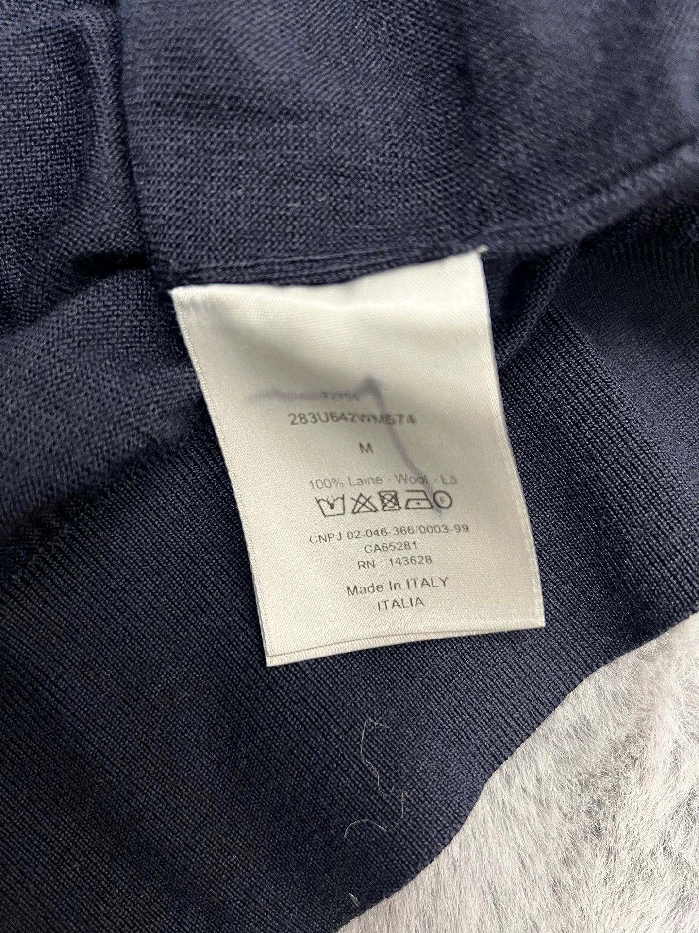 Dior Authentic Dior homme black wool sweater Size M / US 6-8 / IT 42-44 - 4 Thumbnail