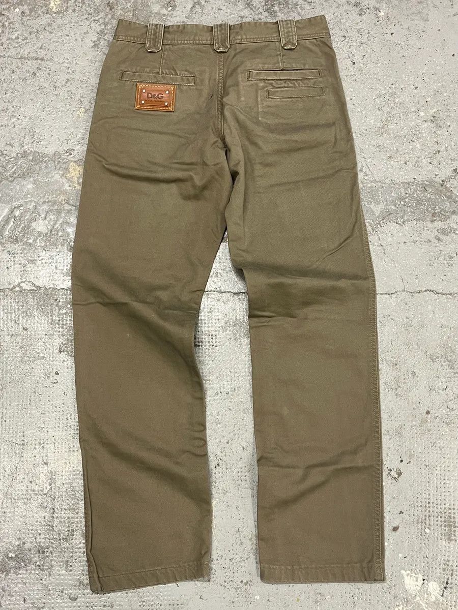 Designer × Dolce & Gabbana × Vintage SS2008 Dolce & Gabbana Multi Pockets Khaki Green Pants Size US 30 / EU 46 - 7 Thumbnail