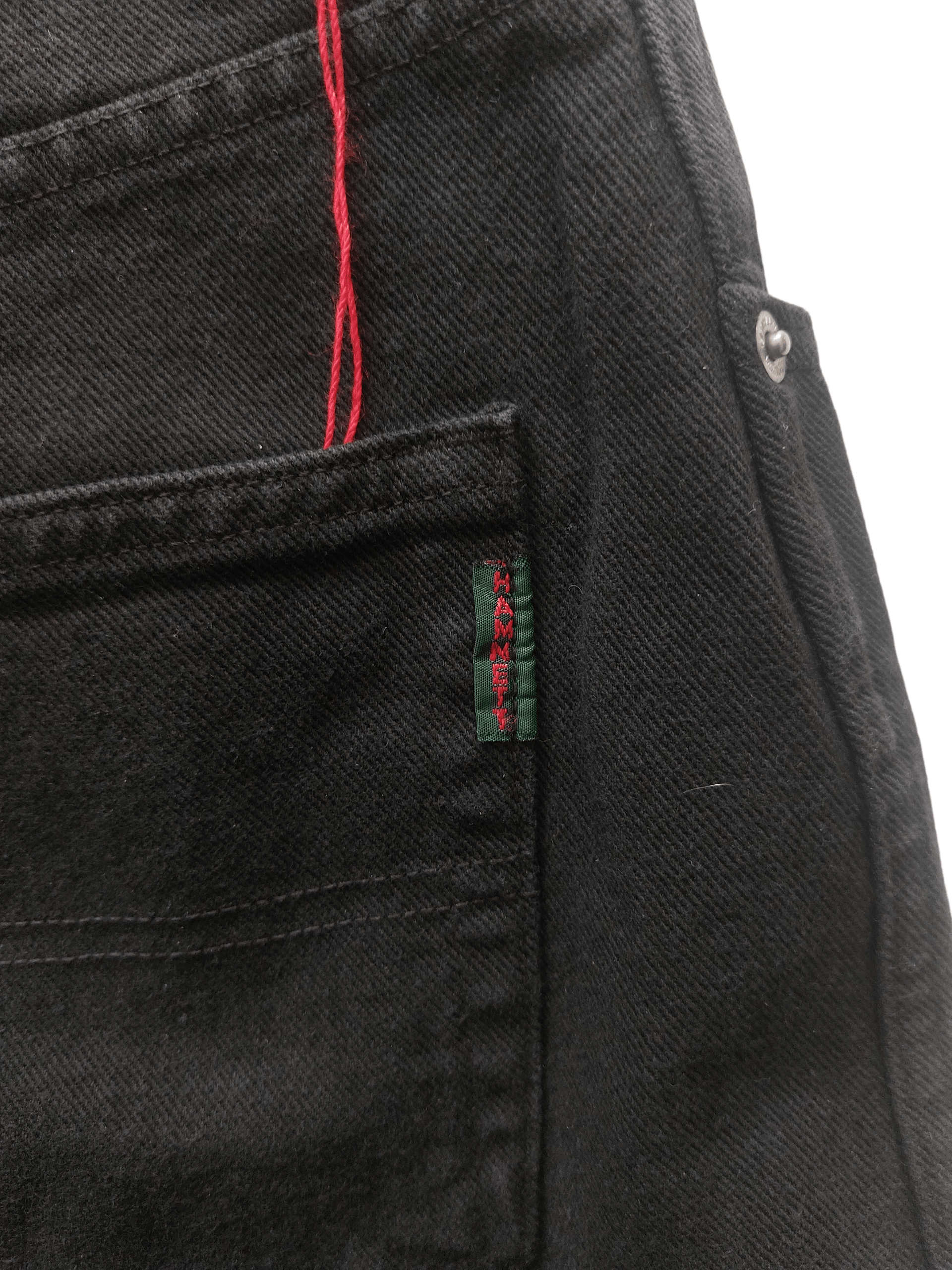 Katharine Hamnett London Katharine Hamnett Denim Vintage Black Jeans Size US 30 / EU 46 - 9 Thumbnail