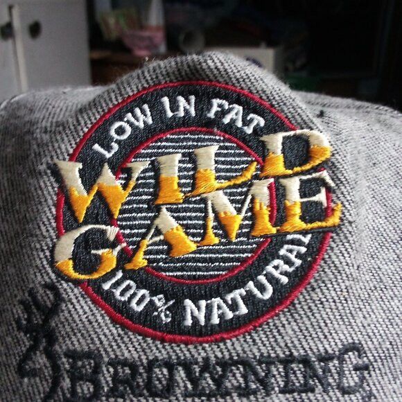 Other Vintage K Products Browning Wild Game Hunting Snap Back Hat Size ONE SIZE - 2 Thumbnail