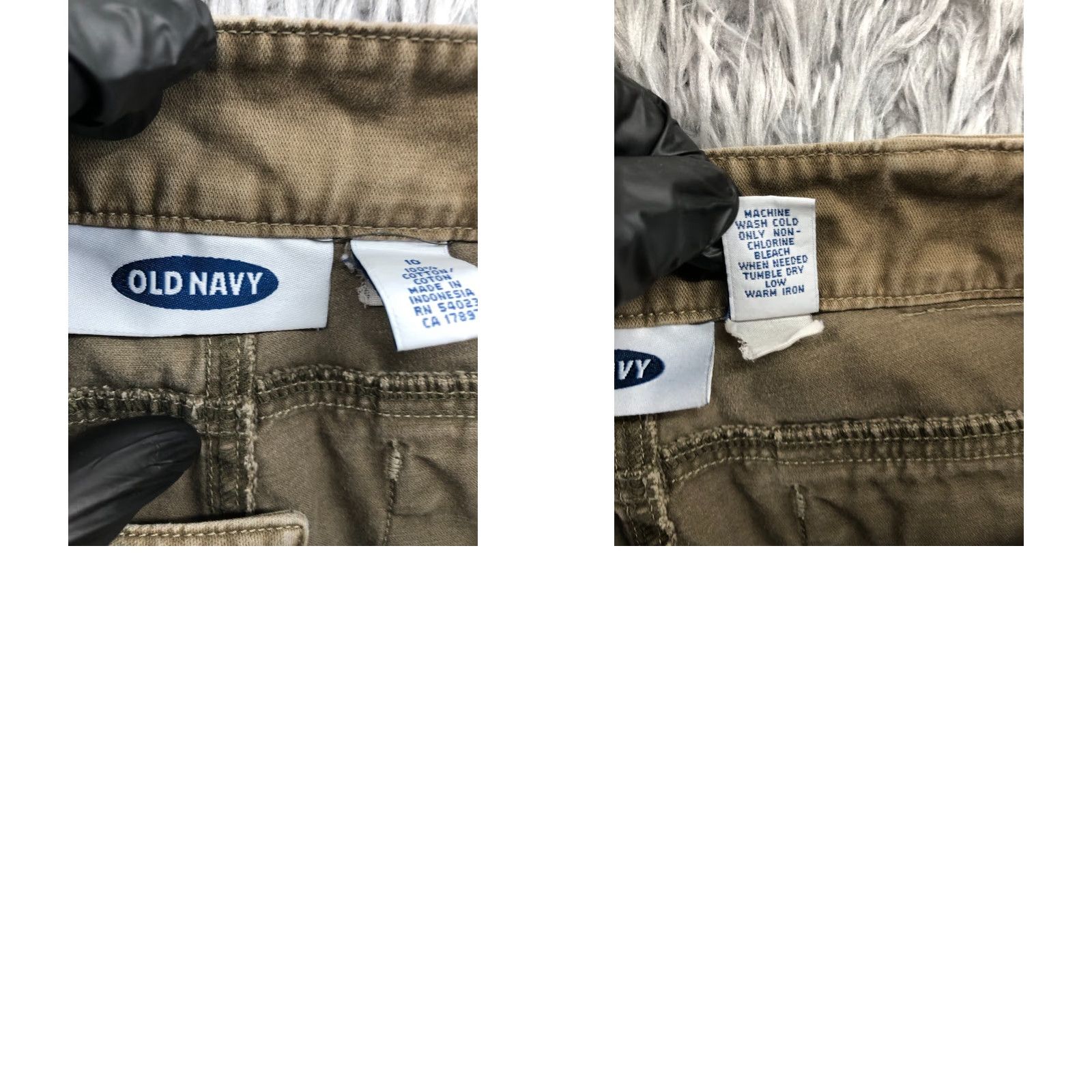 Old Navy Old Navy Chino Shorts Womens Size 10 Mid Rise Medium Wash Blue Size 32" / US 10 / IT 46 - 8 Thumbnail