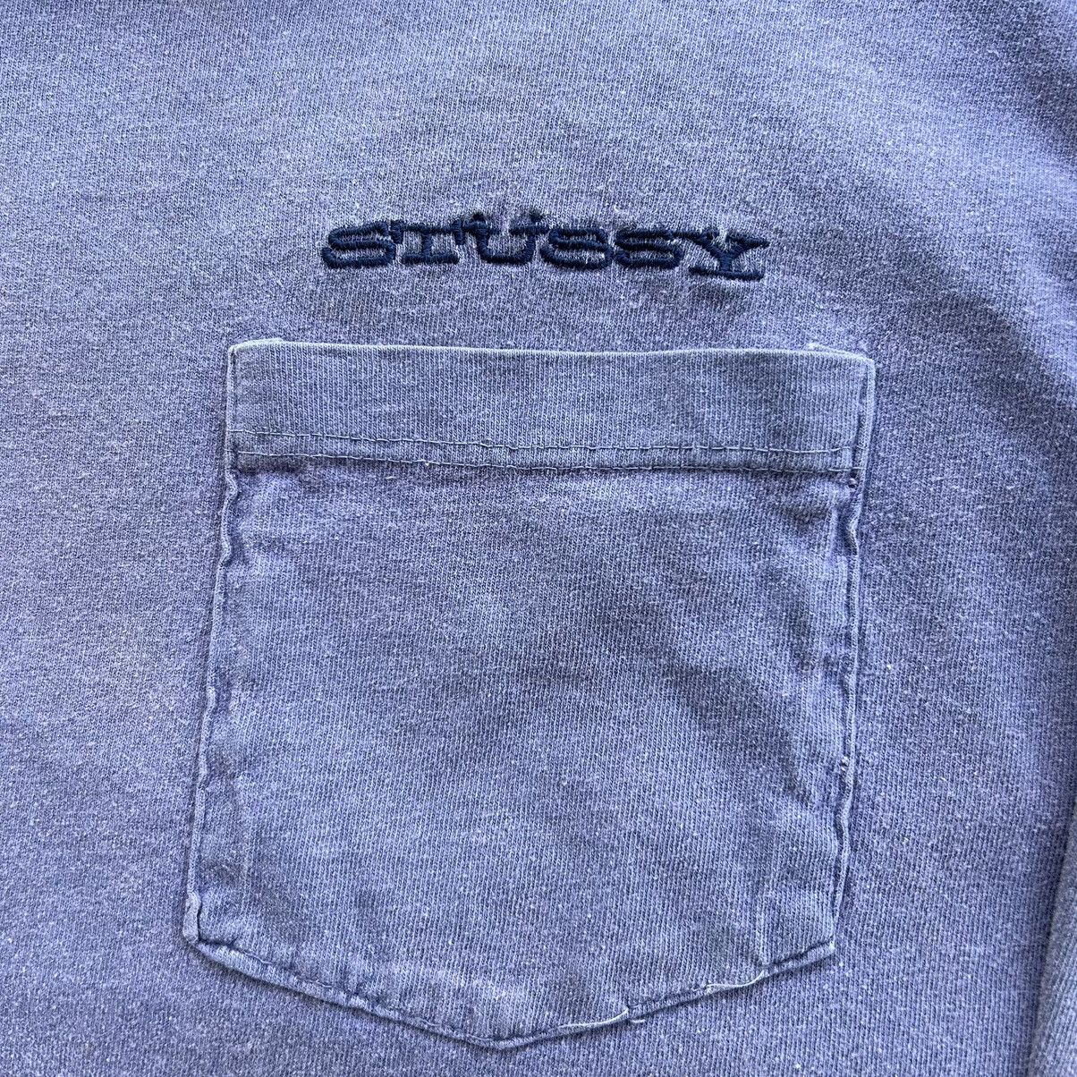 Stussy Vintage 90s Stussy Pigment Faded Purple Long Sleeve T Shirt Size US XL / EU 56 / 4 - 4 Thumbnail