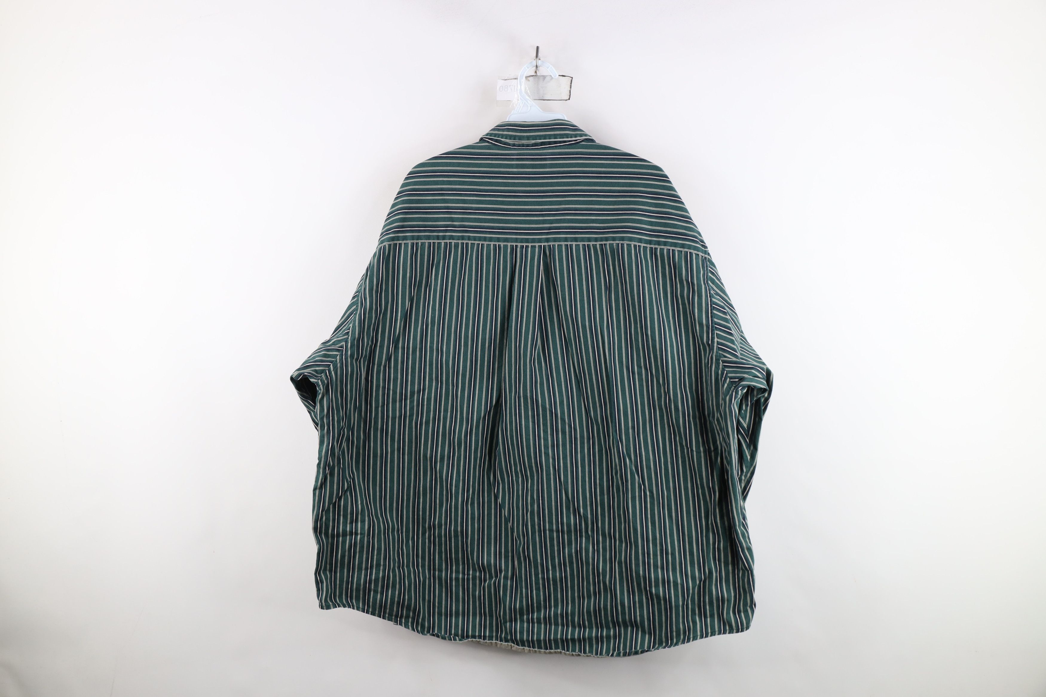 Vintage Vintage 90s Y2K Streetwear Heavy Collared Button Down Shirt Size US XXL / EU 58 / 5 - 8 Thumbnail