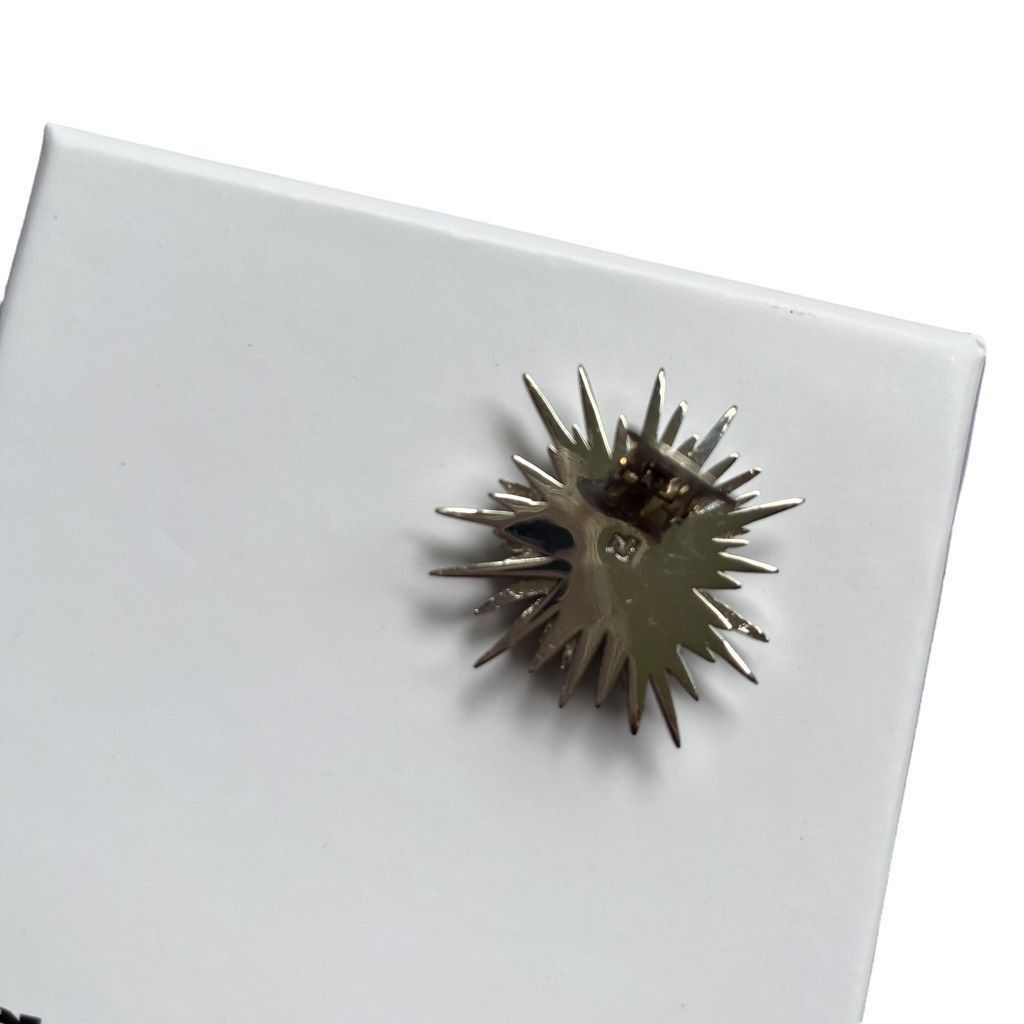 Paco Rabanne PACO RABANNE Crystal Sun Earring in Silver & Crystal Size ONE SIZE - 6 Thumbnail