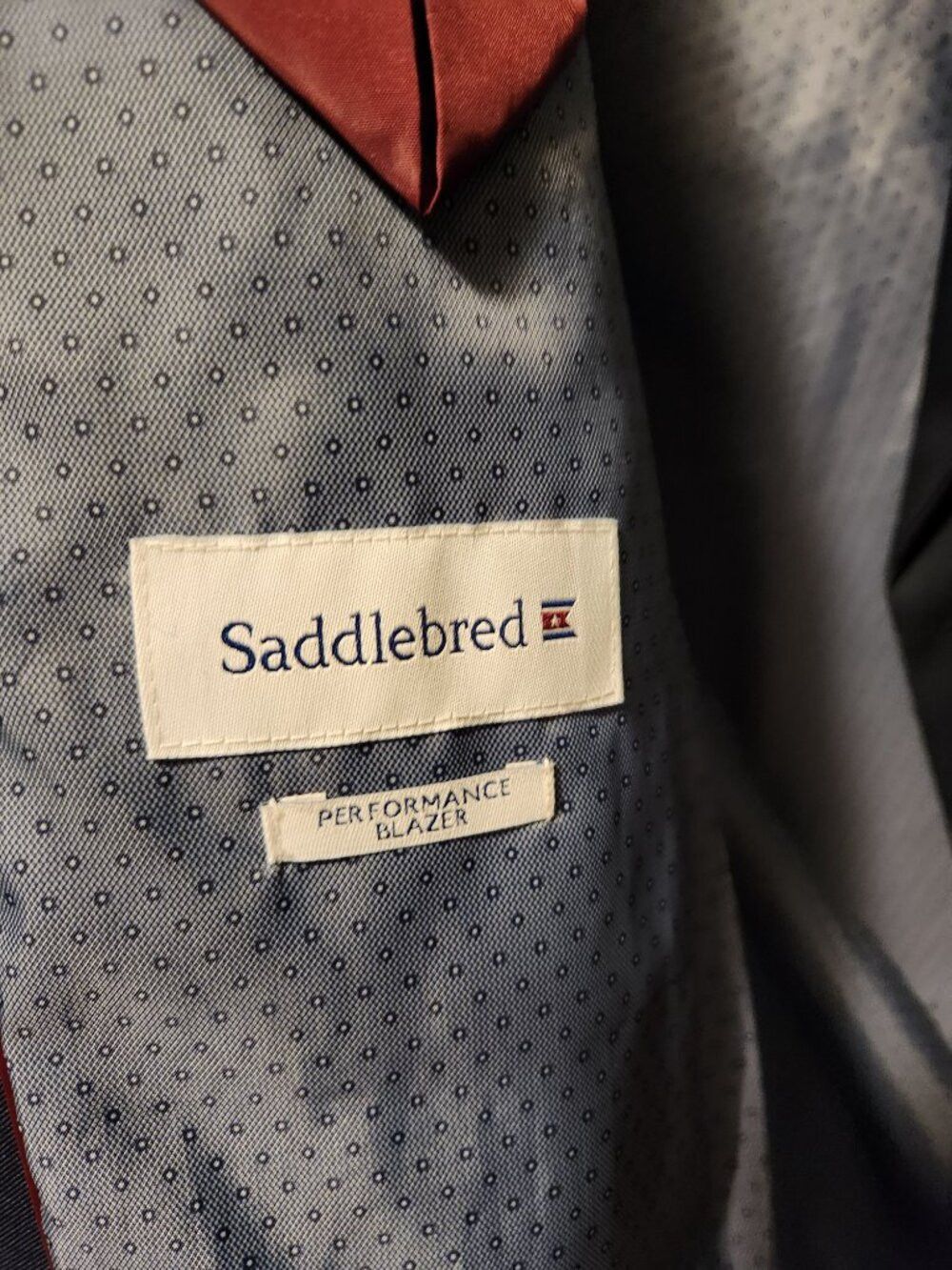 Saddlebred Saddlebred mens new 100%polyester sport coat blazer 52L Size 52L - 3 Thumbnail