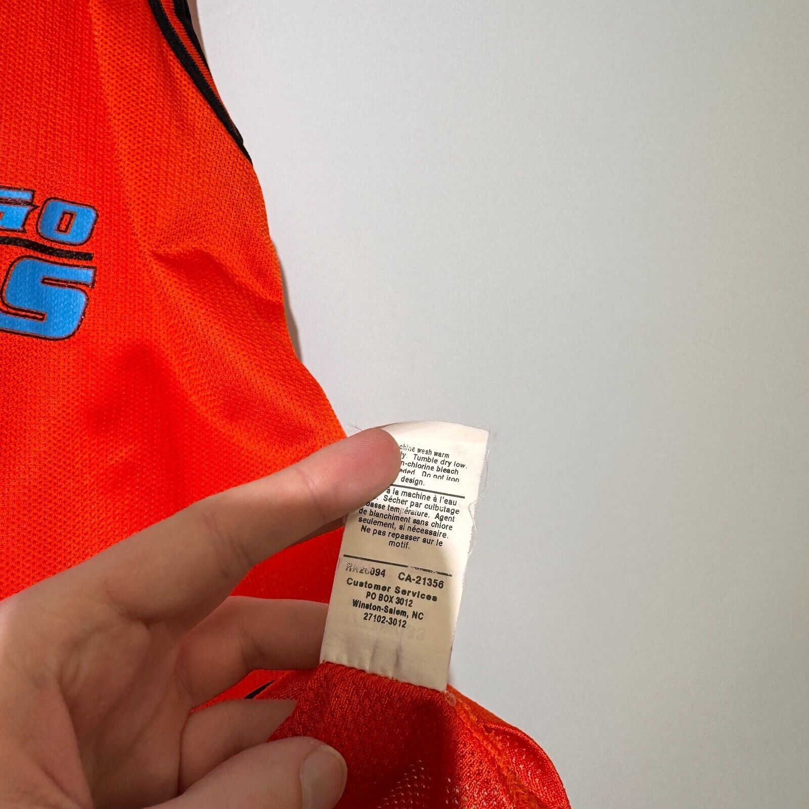 Champion × Vintage Vintage Champion Unisex Orange Polyester Tank Top Size M NBA Size US M / EU 48-50 / 2 - 10 Thumbnail