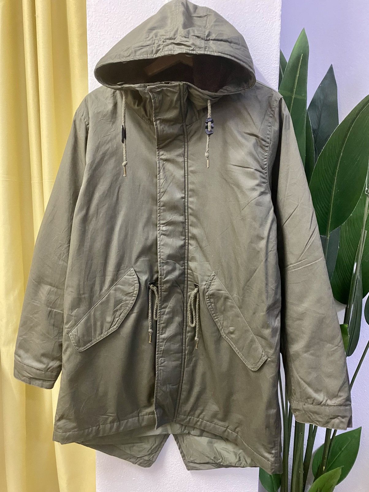 Japanese Brand × Vintage Vintage Military Style Back Number Fishtail Parka Size US M / EU 48-50 / 2 - 3 Thumbnail