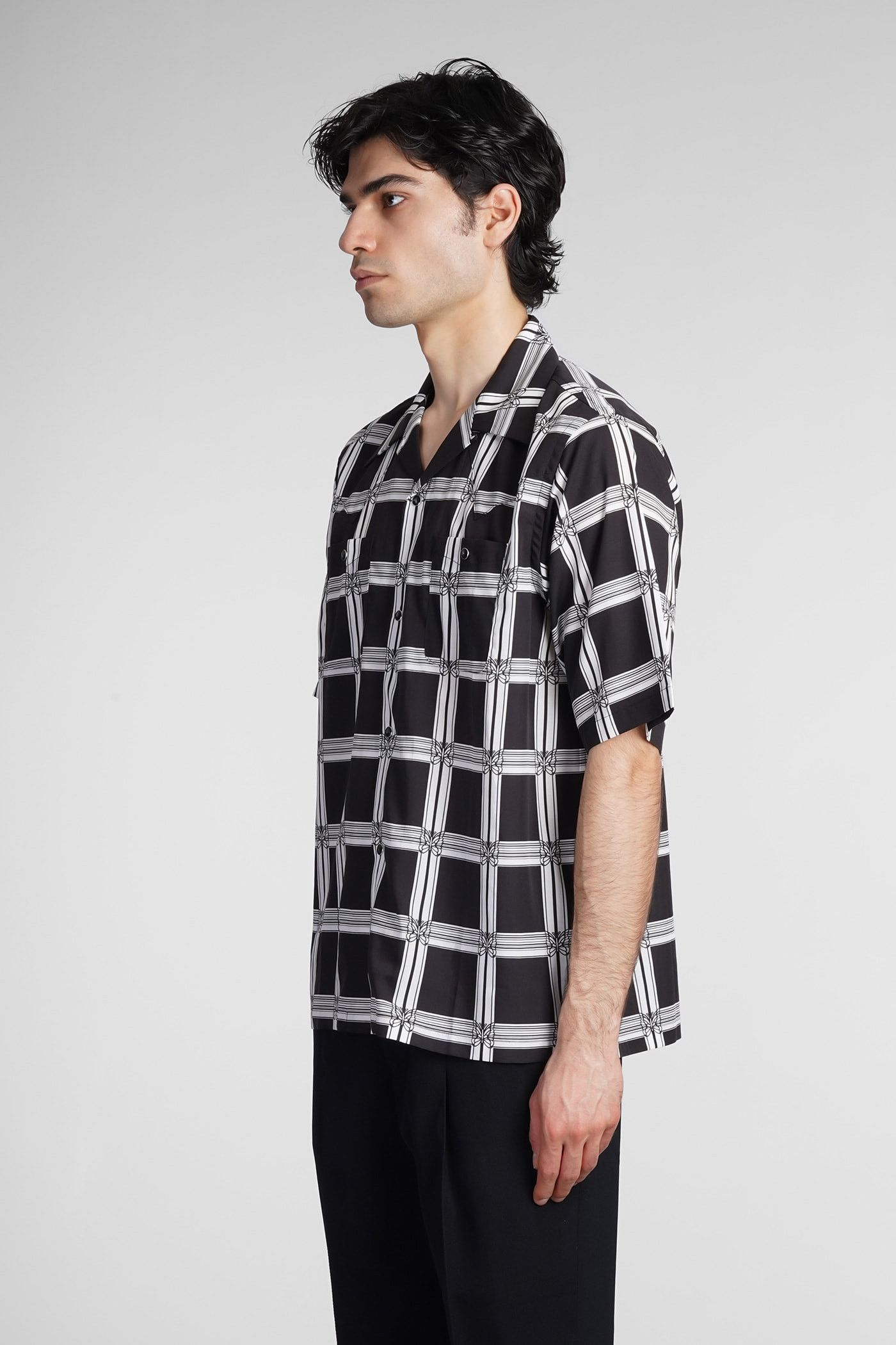 Needles o1y0225 Checked Shirt in Black/White Size US XS / EU 42 / 0 - 5 Thumbnail