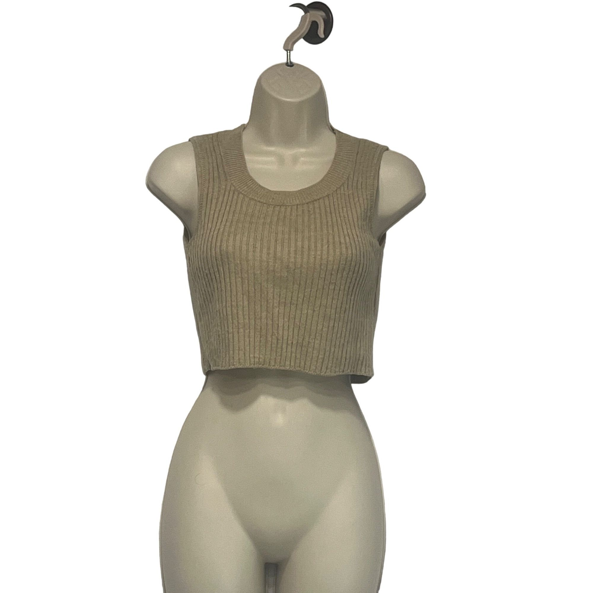 BP. Bp Junior’s Tank/Cardigan Combo, Natural, Sz. XS Size XS / US 0-2 / IT 36-38 - 11 Thumbnail