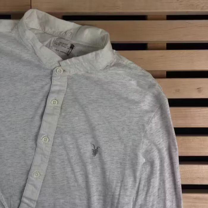 Allsaints Mens Polo Long Sleeve Pullover Allsaints Size M Medium Size US M / EU 48-50 / 2 - 2 Thumbnail