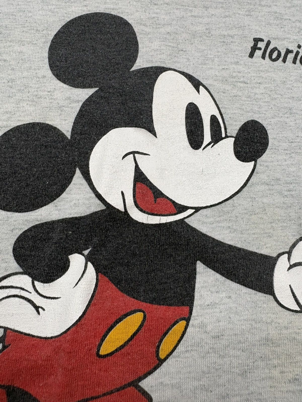 Mickey Mouse Vintage 80s Mickey Mouse Florida Double Sided Tee USA Disney Size US XL / EU 56 / 4 - 9 Thumbnail