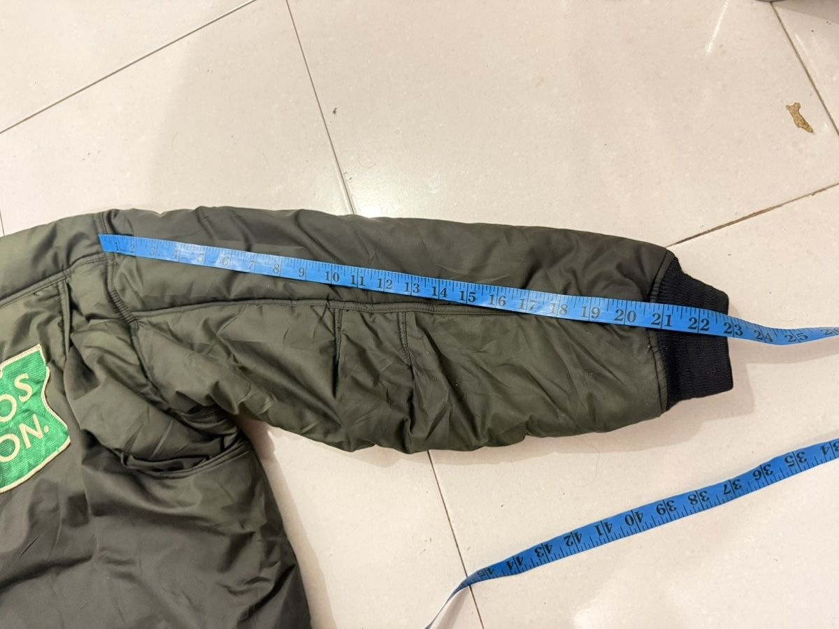 United Colors Of Benetton 90’s UCOB Big Logo Bomber Distress Jacket Size US M / EU 48-50 / 2 - 17 Thumbnail