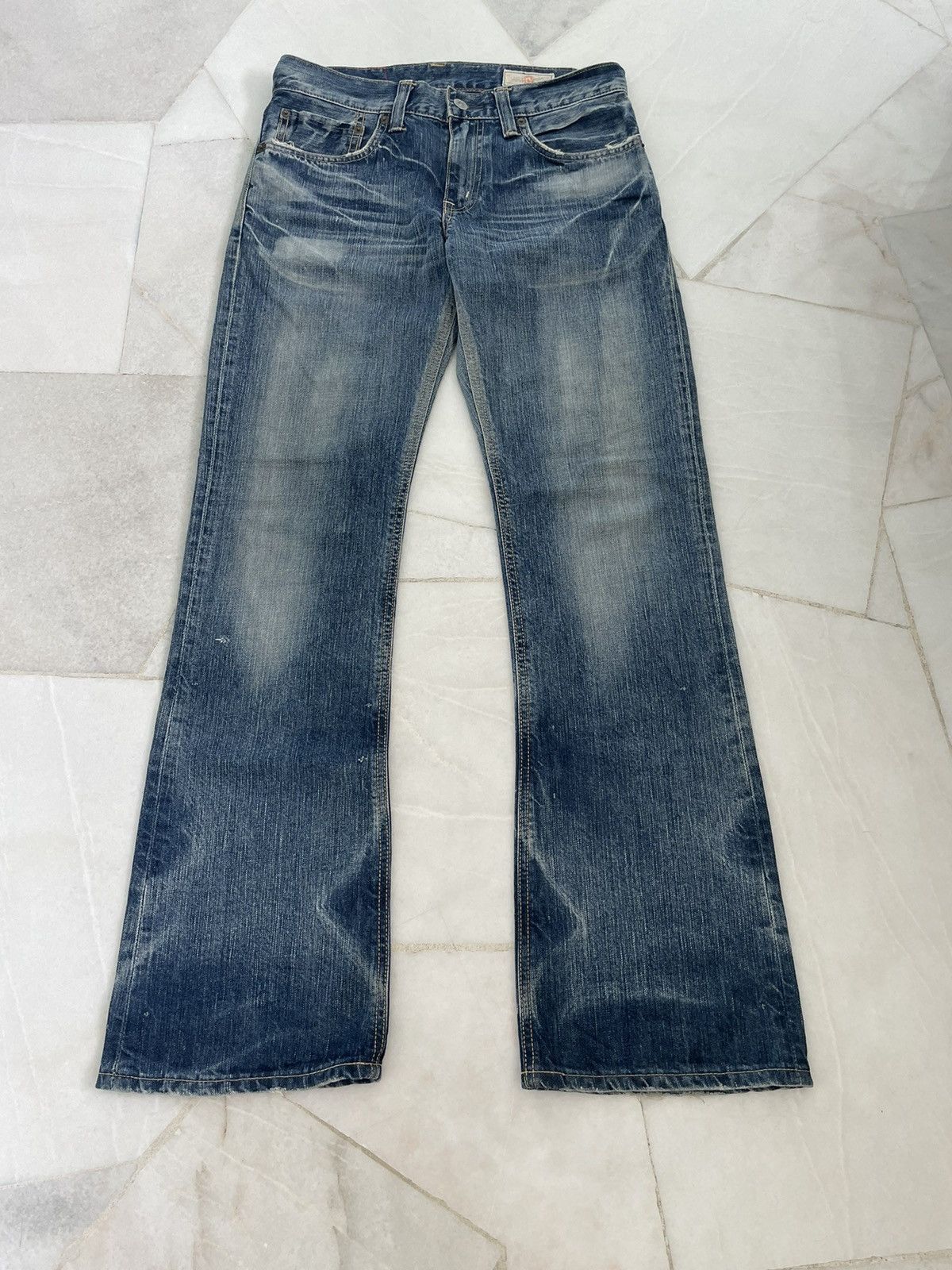 Japanese Brand RARE VINTAGE EDWIN REBEL VINTAGE FLARE JEANS Size US 30 / EU 46 - 3 Thumbnail