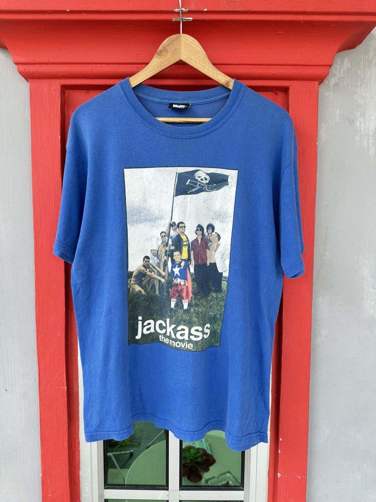 Mtv × Vintage Vintage MTV Jackass 2003 T-shirt red | Grailed