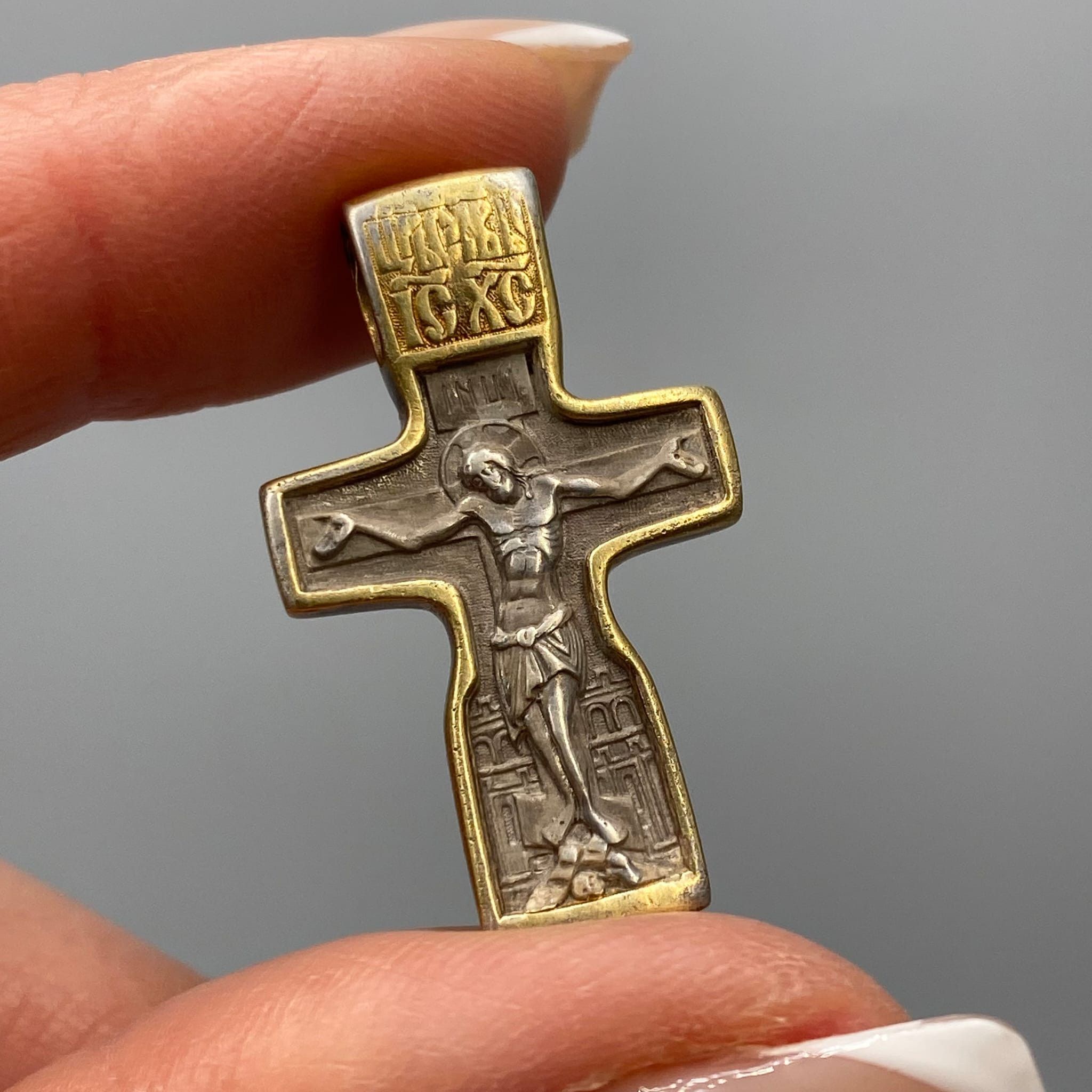 Vintage Vintage Orthodox Christian pendant 925 sterling silver Size ONE SIZE - 4 Thumbnail
