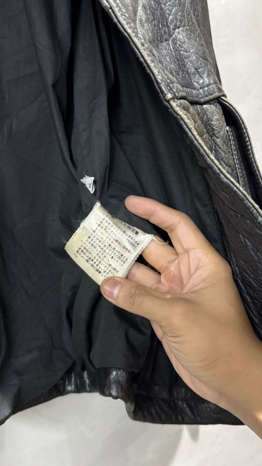 Hai Sporting Gear VINTAGE 80s HAI SPORTING GEAR ISSEY MIYAKE LEATHER JACKET Size US L / EU 52-54 / 3 - 10 Thumbnail