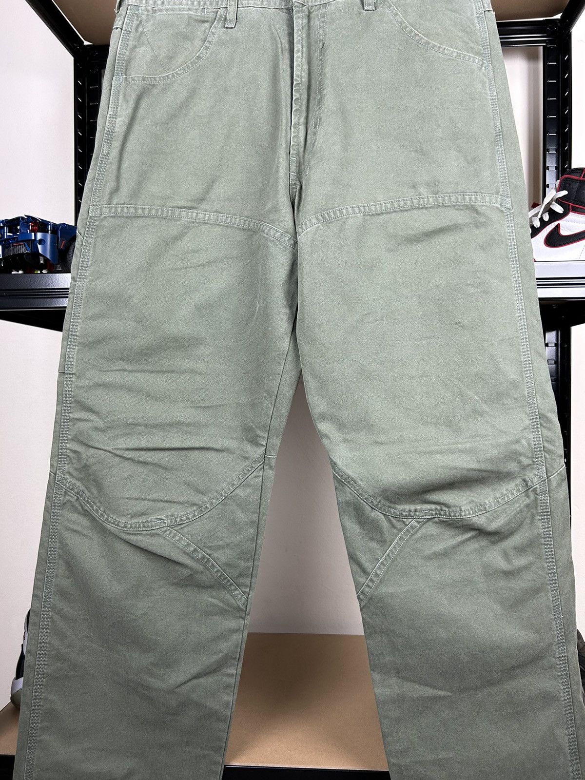 Carhartt × Diesel Diesel Y2k Vintage Single Knee Canvas 90s Denim Jeans Pants Size US 33 - 2 Thumbnail