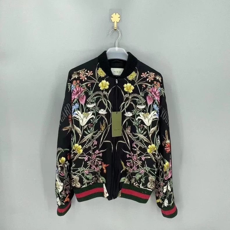 Gucci Gucci Sang Chan silk baseball uniform jacket Size US M / EU 48-50 / 2 - 1 Thumbnail