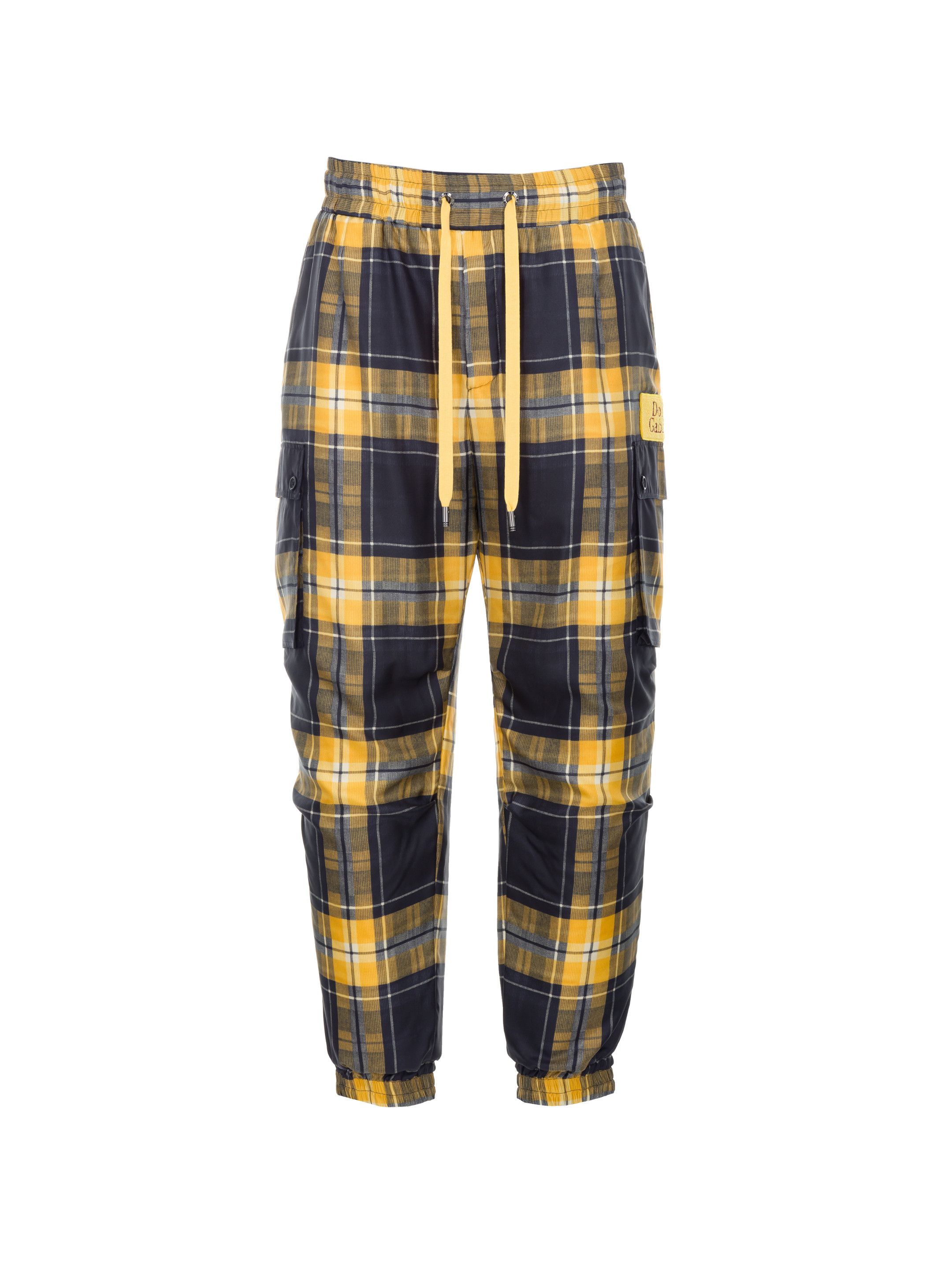 Dolce & Gabbana o1y0125 Checked Cargo Pant in Multicolor Size US 36 / EU 52 - 1 Thumbnail