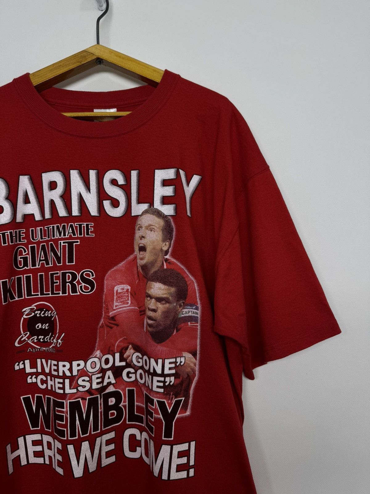 Fruit Of The Loom Vintage Y2k Barnsley the unlimated giant killers T-Shirt 00’ Size US XL / EU 56 / 4 - 8 Thumbnail