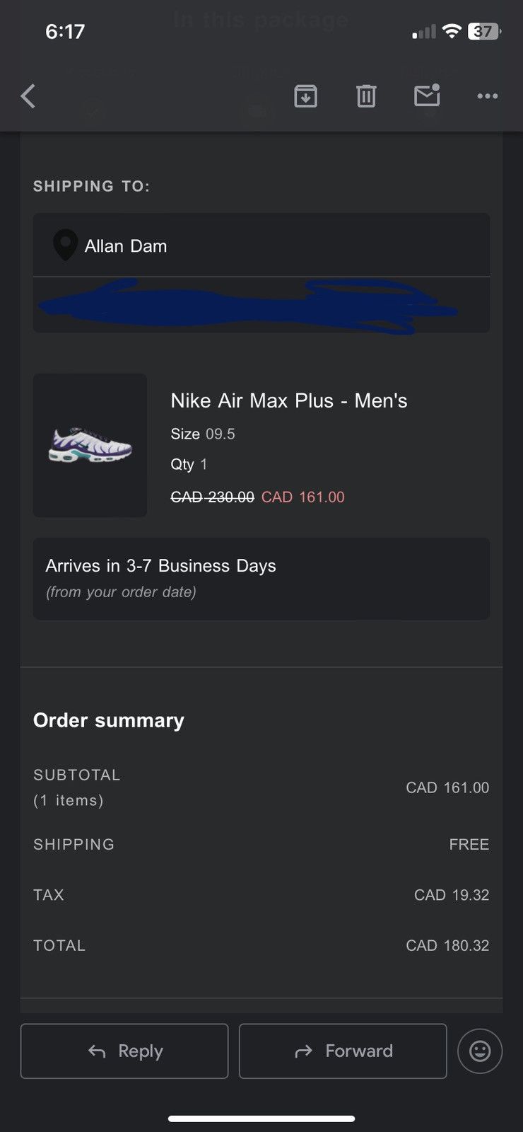 Nike Airmax Plus Grape Size US 9.5 / EU 42-43 - 13 Thumbnail