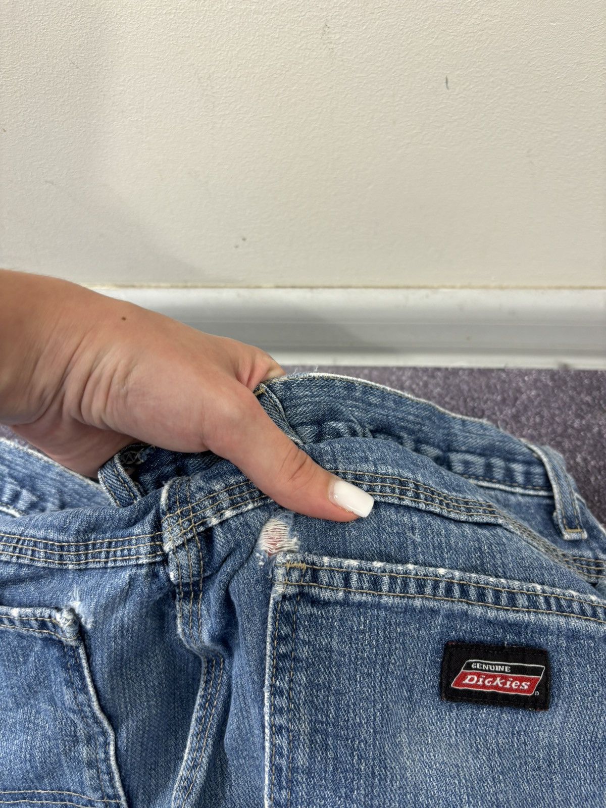 Dickies Vintage Dickies Workwear Y2K American Work Baggy Denim Jeans Size US 32 / EU 48 - 8 Thumbnail